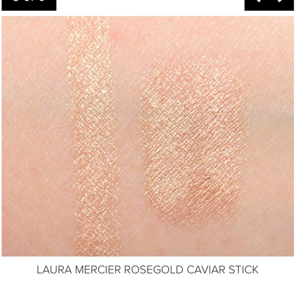 NEW Laura Mercier Caviar Stick Eye Colour Rosegold Eyeshadow Shimmer Light Gold